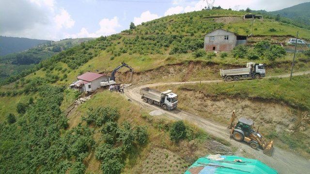 İlkadım’da heyelan