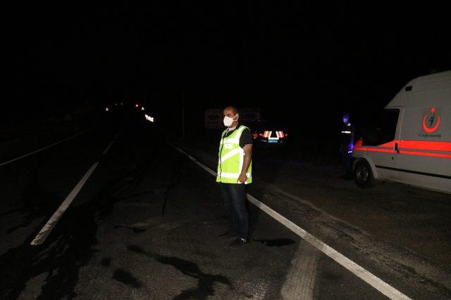 Yola sızan kimyasal madde nedeniyle Bolu Dağı trafiğe kapandı