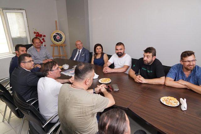 Başkan Albayrak, Çorlu’daki gazeteciler ile bir araya geldi