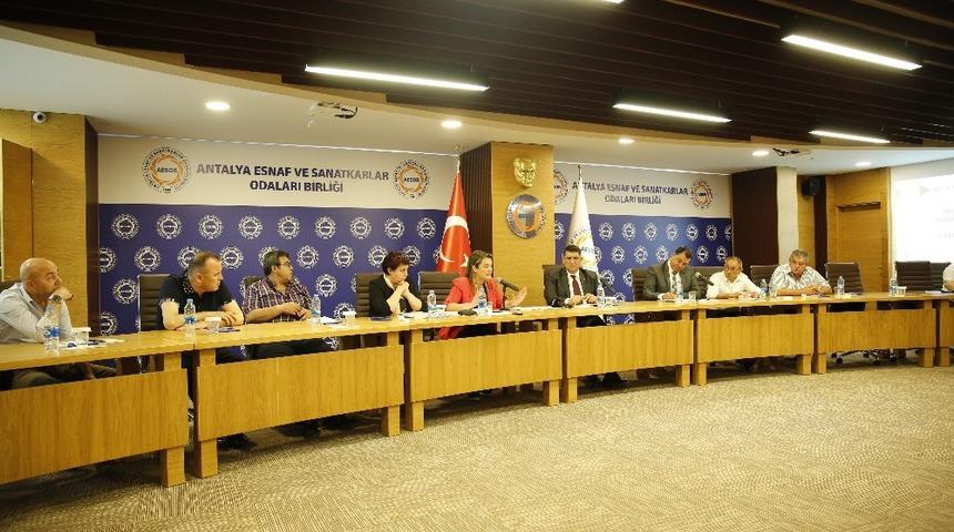 Ulaşım esnafının sorun ve talepleri dinlendi