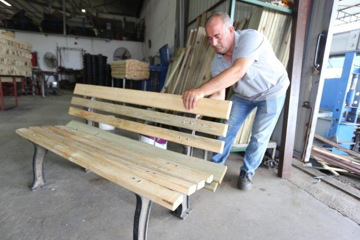 Belediye atölyesi üretiyor, Kepez güzelleşiyor G5