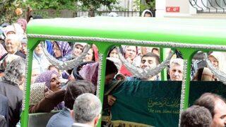 Ameliyattan çıkıp cenazeye gitti