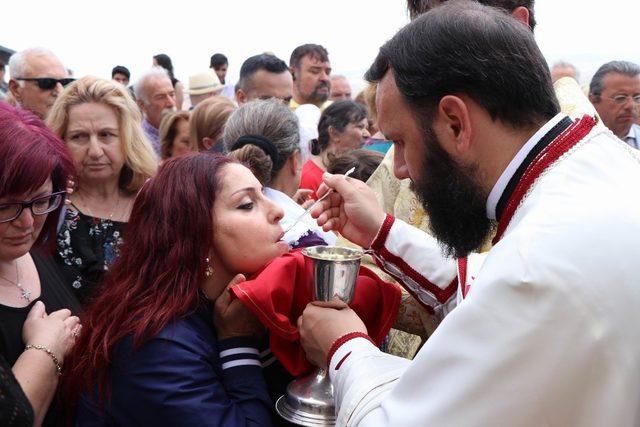 Fener Rum Patriği Bartholomeos Kapadokya’da pazar ayini yönetti