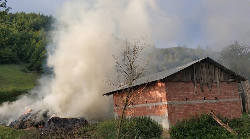 Sinop&rsquo;ta ev yangını