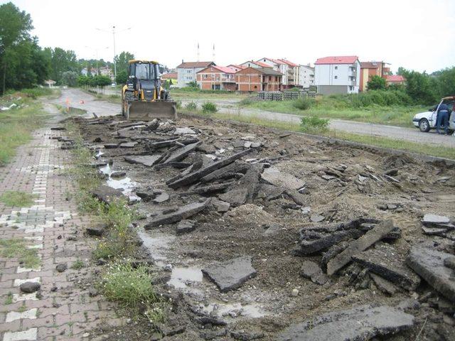 Köksal Toptan bulvarı yapımına başlandı