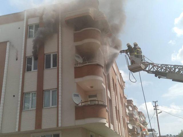 Samsun’da yangın korkuttu