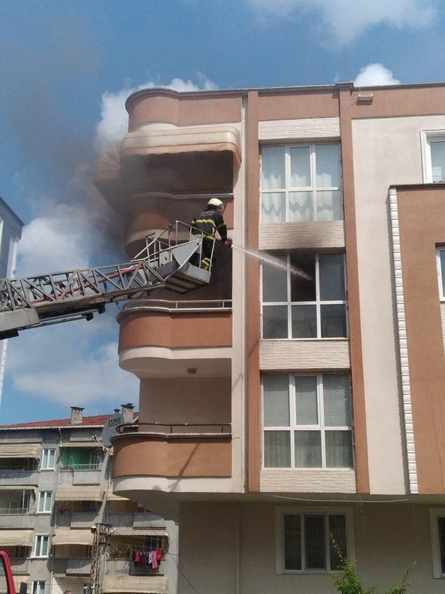 Samsun’da yangın korkuttu