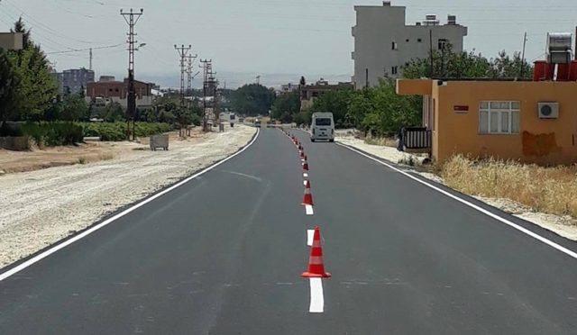 Petrol Caddesinde asfaltı tamamlanan kısım trafiğe açıldı