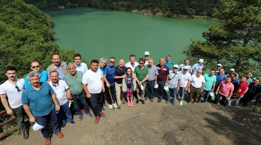 Boraboy G&ouml;l&uuml; Tabiat Parkı&rsquo;nda doğa y&uuml;r&uuml;y&uuml;ş&uuml;