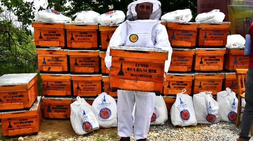 Arıcılık b&uuml;y&uuml;kşehir desteği ile yaygınlaşıyor