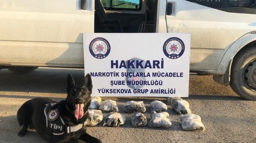 Yüksekova’da 23 kilo uyuşturucu ele geçirildi