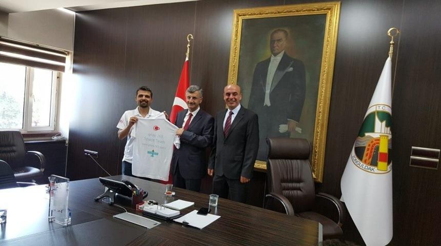 Grizu-263 Uzay Takımı, Vali Bektaş’ı ziyaret etti