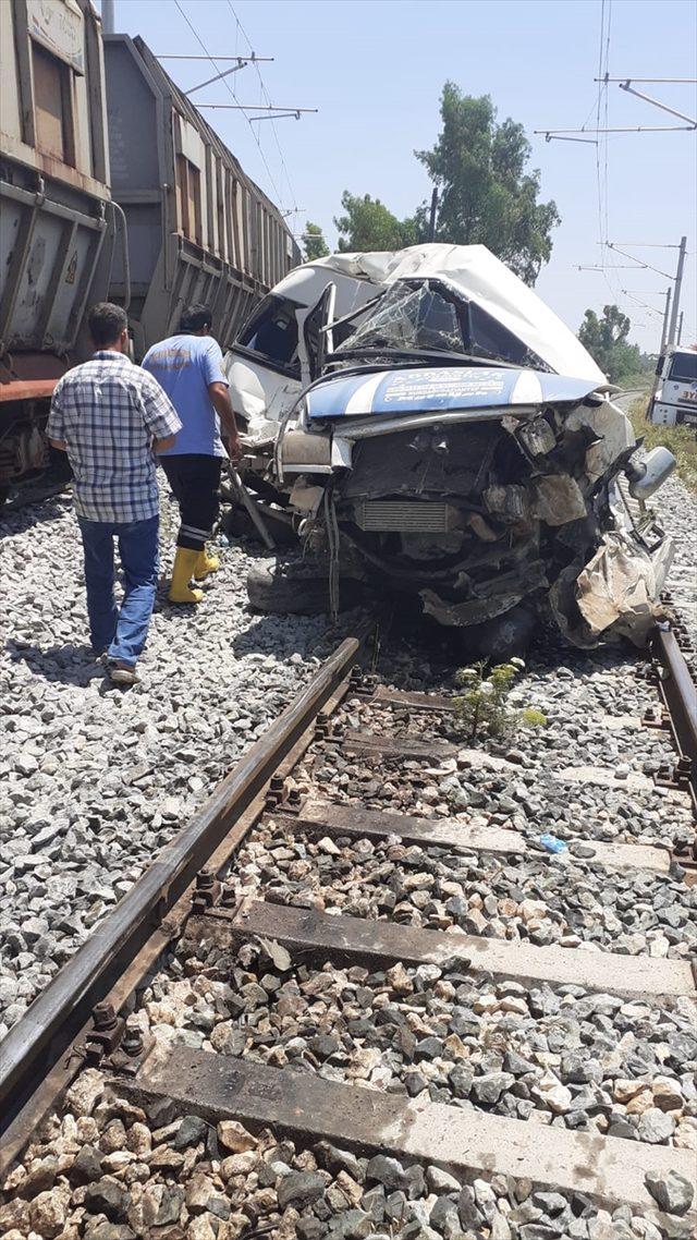Mersin'de tren kazası