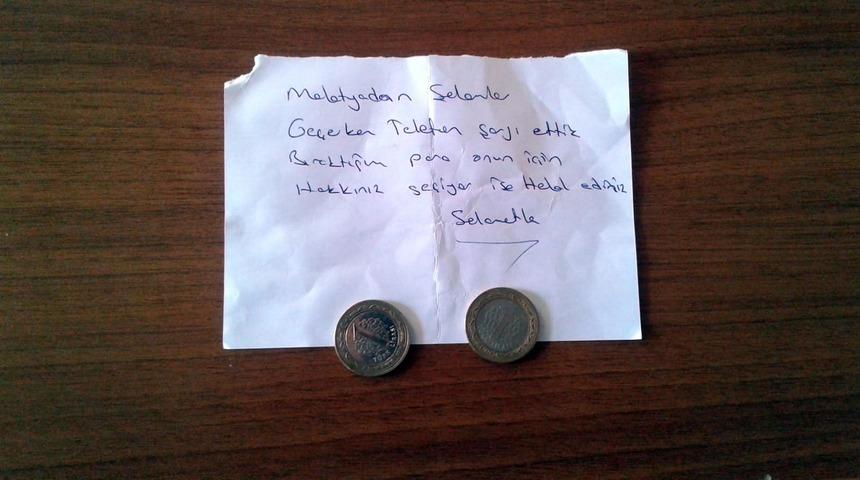 Camiye bıraktığı not imamı duygulandırdı