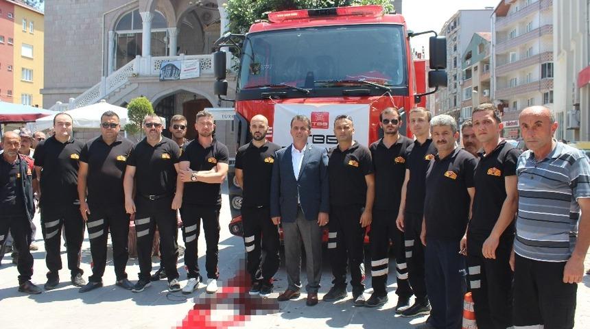 İlk kez sıfır itfaiye aracına sahip oldular