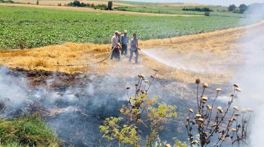 Hayrabolu&rsquo;da 25 d&ouml;n&uuml;ml&uuml;k ekili alan k&uuml;l oldu