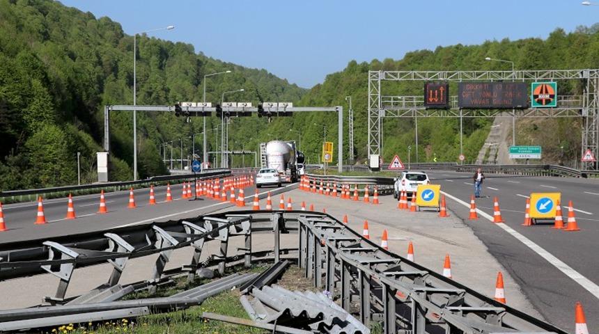 Kaynaşlı ile Bolu Tüneli arası 20 gün süreyle ulaşıma kapatıldı