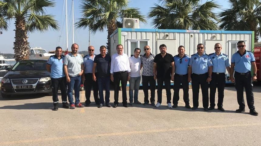 Ayvalık&rsquo;ta itfaiyeden Cunda hamlesi