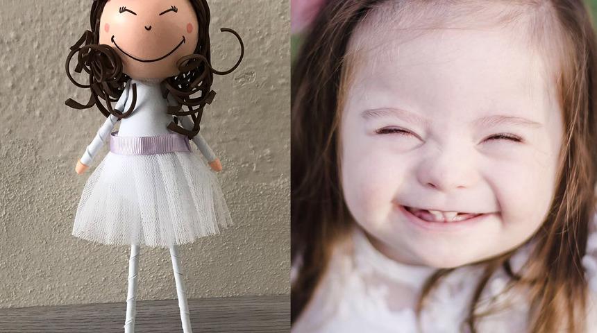 Kızının gülüşünü oyuncak bebeklere taşıdı, tüm dünyaya yayılsın istiyor