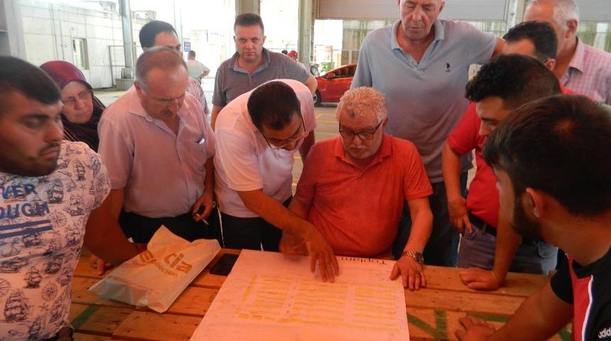 Pazarcılar yeni yerlerinde hizmete başladı