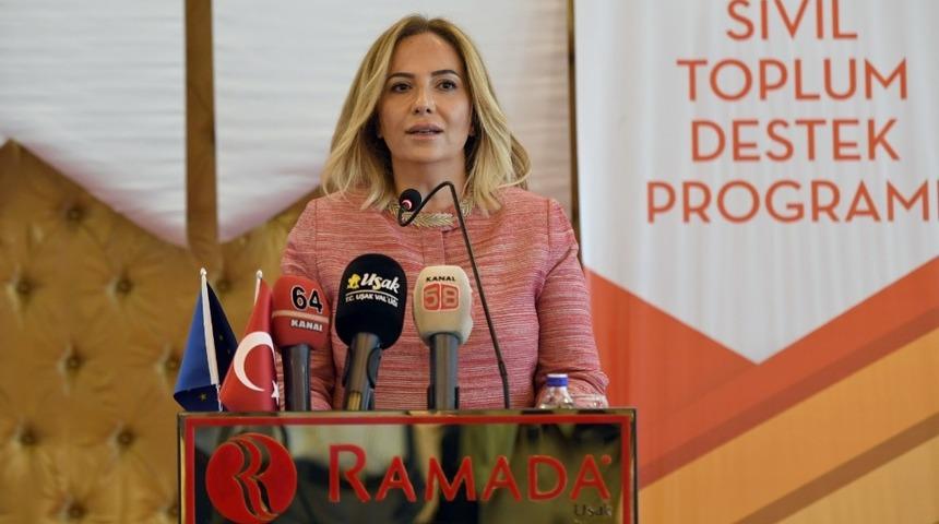 Uşak&rsquo;ta "STK&rsquo;lar Sivil Toplum Destek Merkezi ile G&uuml;&ccedil;leniyor" projesi a&ccedil;ılışı