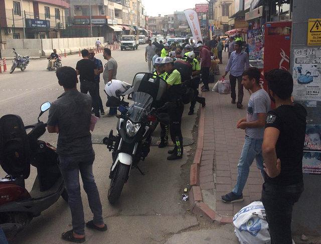 Adana'da 541 motosiklet sürücüsüne 496 bin 851 lira ceza kesildi
