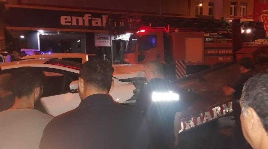 Ağrı’da trafik kazası: 1 yaralı