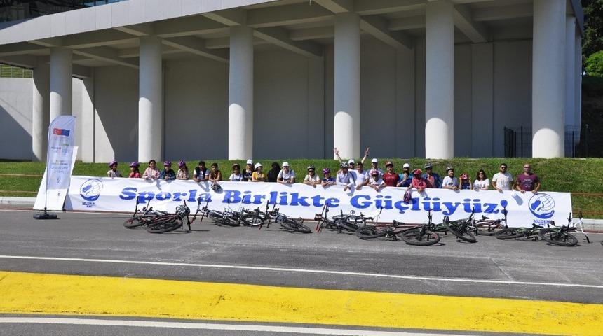 Bisiklet Vadisi&rsquo;nde &lsquo;Sporda Birlikte G&uuml;&ccedil;l&uuml;y&uuml;z&rsquo; etkinliği