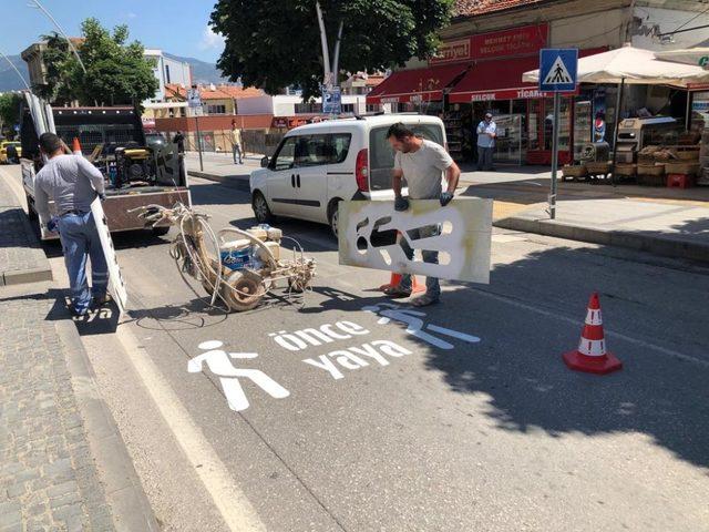 Tokat’ta yaya öncelikli trafik düzenlemesi