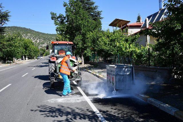 Isparta Belediyesi’nden yaz temizliği