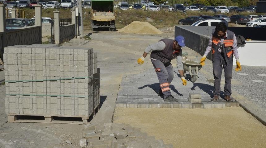 Tepebaşı b&ouml;lgesinde &uuml;styapı &ccedil;alışmaları