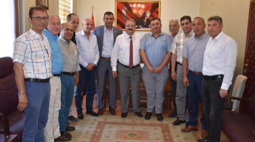 Kaymakam Sağlam ziyaret&ccedil;ilerini ağırladı