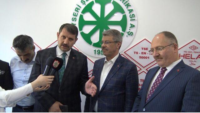 Sivas Valisinden Kayseri Şekere Ziyaret