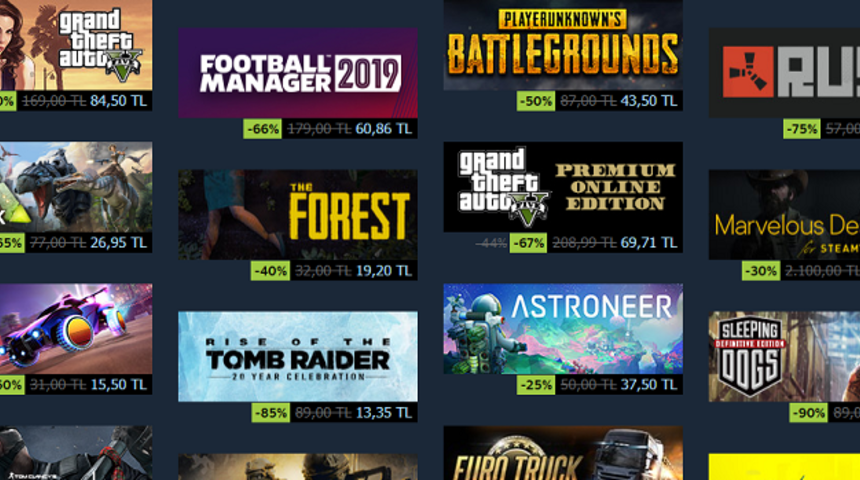 2019 Steam yaz indirimleri başladı!