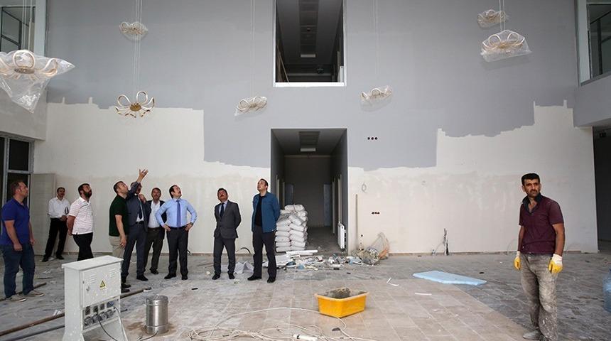 112 Acil &Ccedil;ağrı Merkezi inşaatında sona gelindi