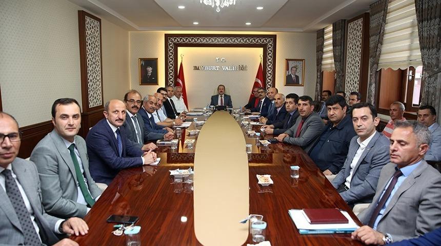 Bayburt&rsquo;ta İl Ekonomi Değerlendirme Toplantısı yapıldı