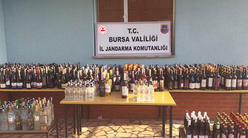436 litre sahte içki ele geçirildi!