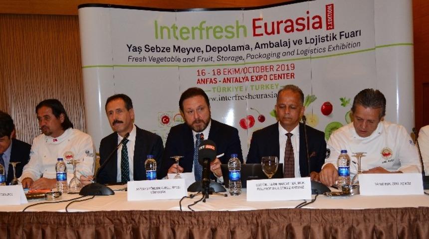 Antalya İnterfresh Eurasia Fuarı&rsquo;na hazırlanıyor