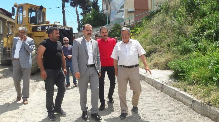 Tosya&rsquo;da bozulan yollara yeniden parke d&ouml;şeniyor