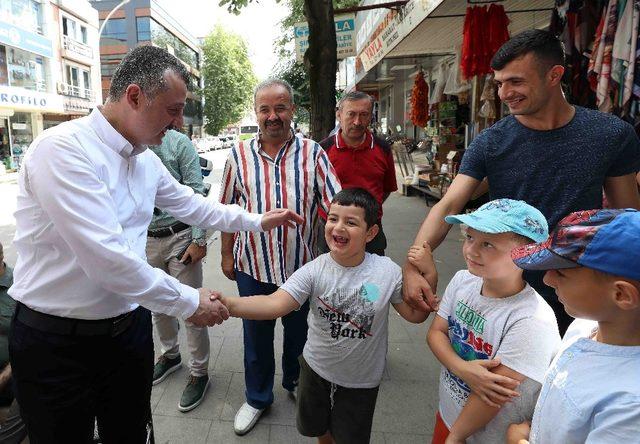 Başkan Büyükakın verdiği sözü yerine getiriyor