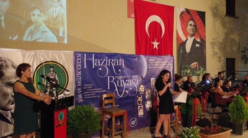 &Ouml;demiş&rsquo;te şiir ve t&uuml;rk&uuml; gecesi