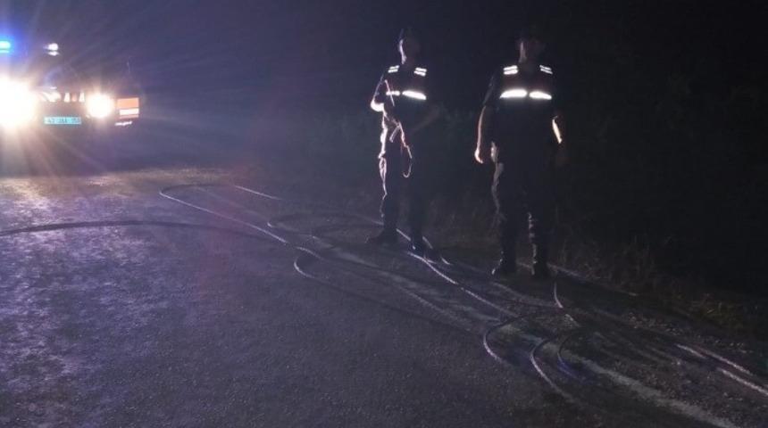 Telefon kablolarını &ccedil;almaya &ccedil;alıştılar