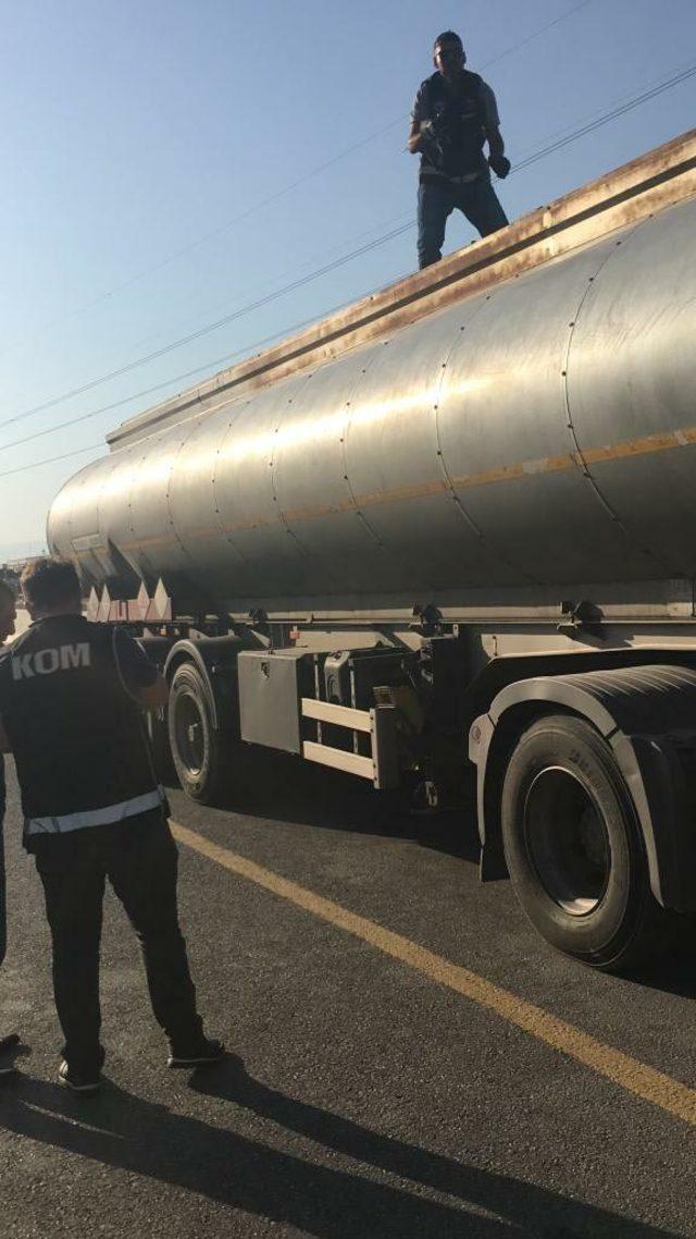 İzmir'de, 33 ton kaçak akaryakıt ele geçirildi