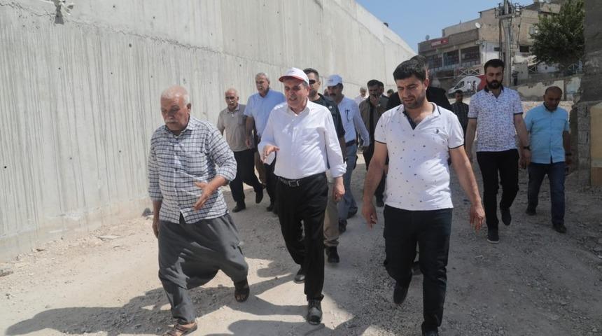 Beyazgül  Köprülü kavşak ve üst geçitleri inceledi