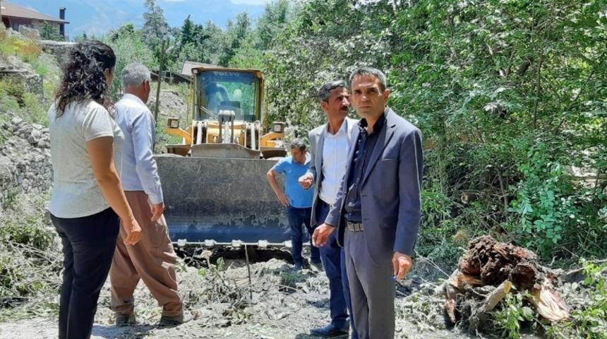 Hakkari Belediyesinden &uuml;styapı &ccedil;alışması