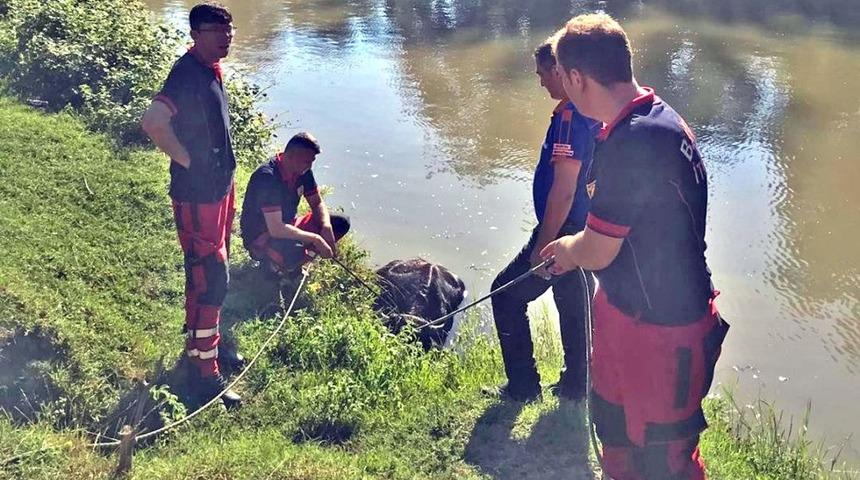 Irmakta mahsur kalan mandaya operasyon