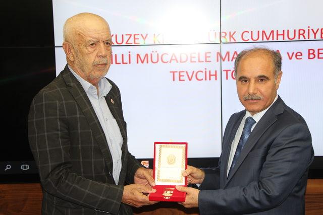 Şırnak'ta, Kıbrıs Barış Harekatı gazilerine madalya 