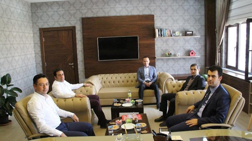 Ağrı Vali Yardımcıları ve İlçe Kaymakamlarından Müdür Tekin’e ziyaret