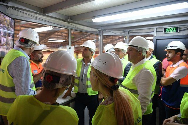 Kosovalı belediye başkanları Pendik’te dev tesisi incelediler