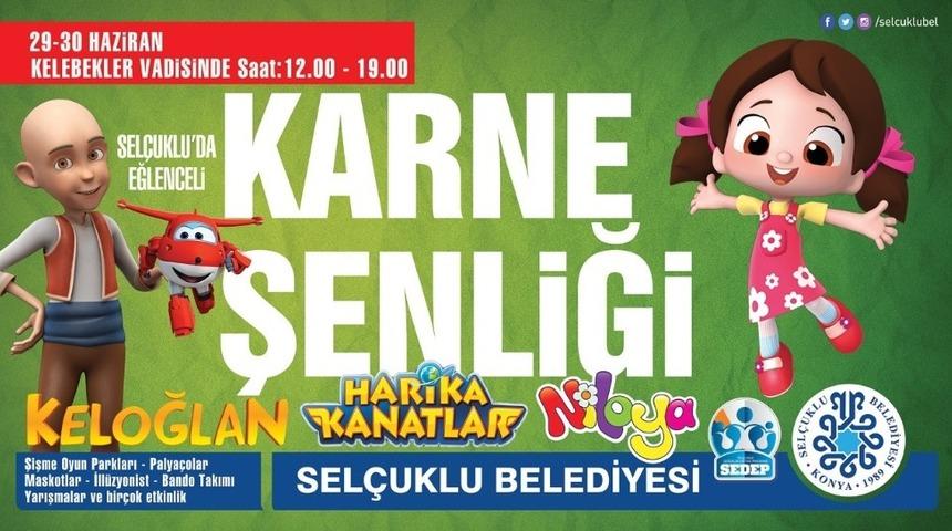 &Ccedil;ocuklar karne şenliğinde buluşuyor